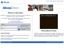 Tablet Screenshot of alcoadirect.com